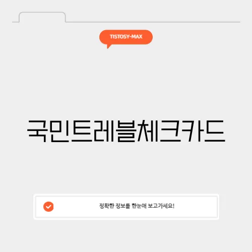 국민트레블체크카드
